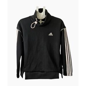 Adidas Black and White Intuitive Warmth Pullover Sweatshirt Women's SZ. S